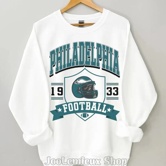 Philadelphia Eagles Shirt Sweatshirt, 1933 Philadelphia Eagles Philly Sweater - Picture 4 of 5